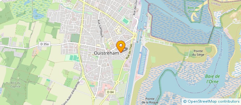 localisation de l'entreprise SCI DU MAJ  OUISTREHAM