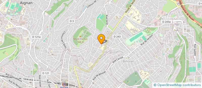 localisation de l'entreprise SCI DU MALAMUTE à BOIS-GUILLAUME