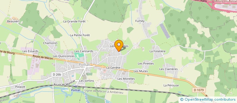 localisation de l'entreprise SCI DU MANAUD à POLLIAT