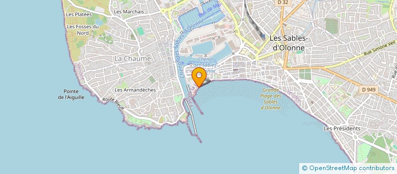 localisation de l'entreprise SCI DU MANEGE à LES SABLES D'OLONNE