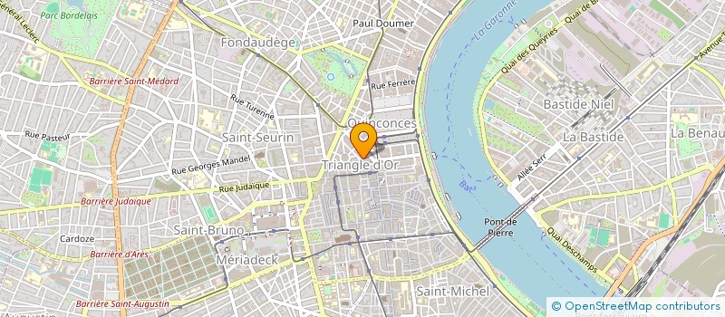 localisation de l'entreprise SCI DU MANEGE  MERIGNAC