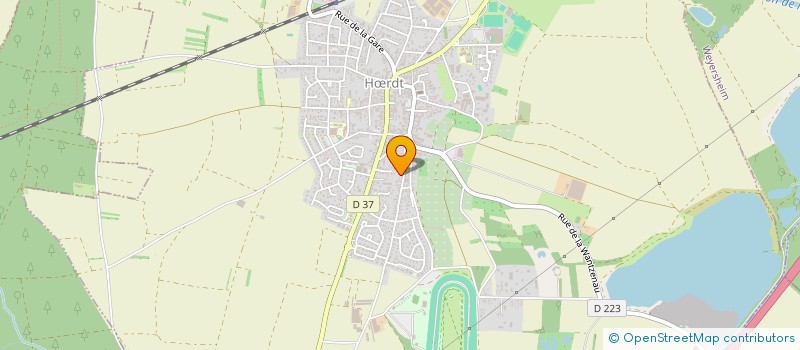 localisation de l'entreprise SCI DU MANEGE  HRDT