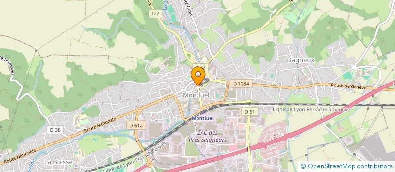 localisation de l'entreprise SCI DU MANEGE  MONTLUEL