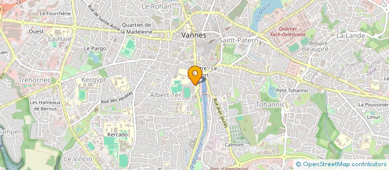 localisation de l'entreprise SCI DU MANEGUEN à VANNES