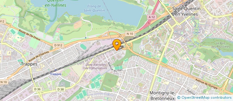 localisation de l'entreprise SCI DU MANET MS  MONTIGNY-LE-BRETONNEUX