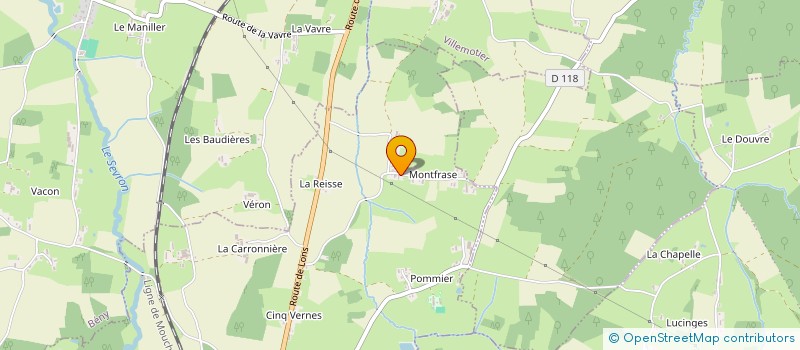 localisation de l'entreprise SCI DU MANEZEL  SAINT-ETIENNE-DU-BOIS