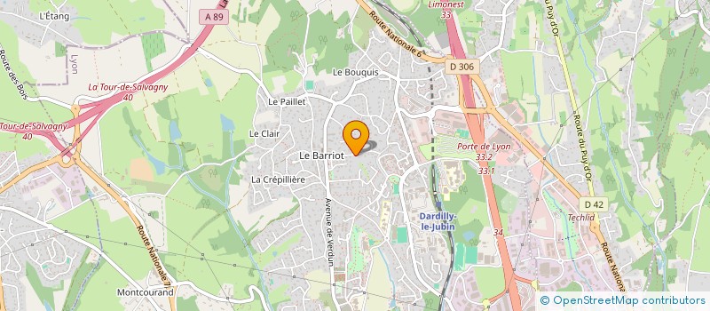 localisation de l'entreprise SCI DU MANOIR  DARDILLY