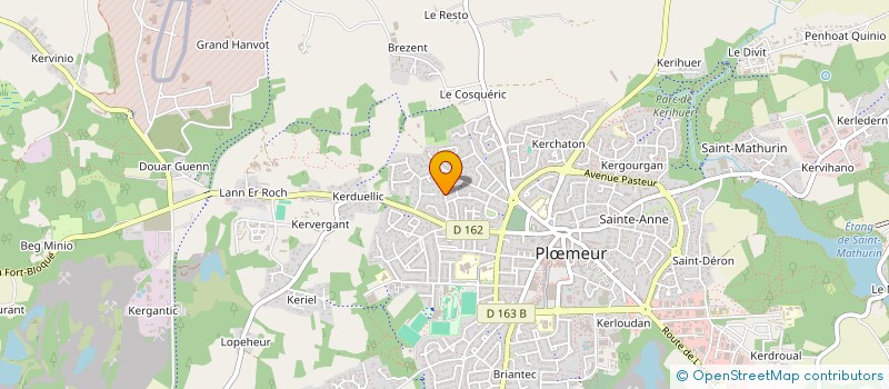 localisation de l'entreprise SCI DU MANOIR à PLOEMEUR