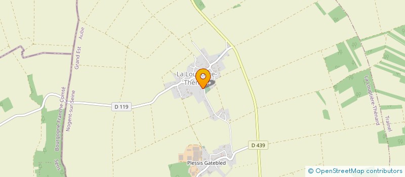 localisation de l'entreprise SCI DU MANOIR  LA LOUPTIERE-THENARD