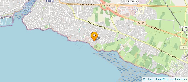 localisation de l'entreprise SCI DU MANOIR  PORNIC