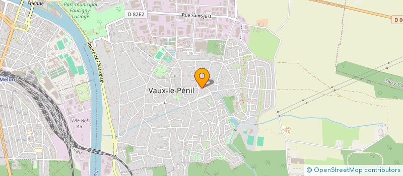 localisation de l'entreprise SCI DU MANOIR à VAUX-LE-PENIL