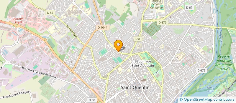 localisation de l'entreprise SCI DU MANOIR à SAINT QUENTIN