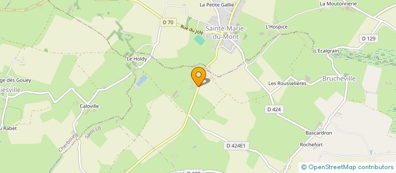 localisation de l'entreprise SCI DU MANOIR à CARENTAN-LES-MARAIS