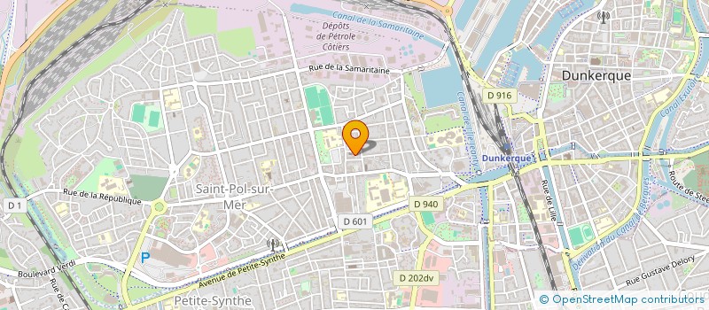 localisation de l'entreprise SCI DU MANOIR à DUNKERQUE