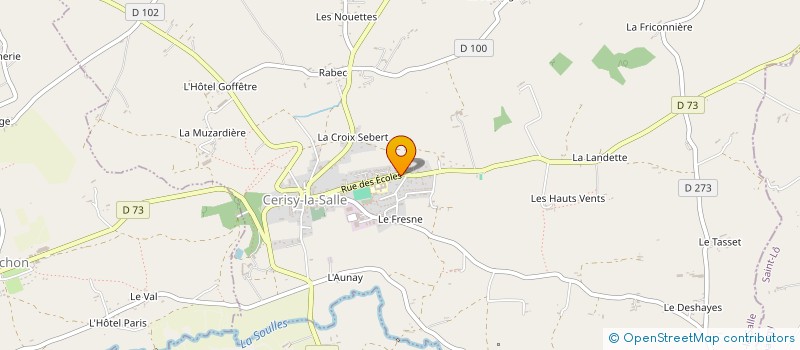 localisation de l'entreprise SCI DU MANOIR  CERISY-LA-SALLE