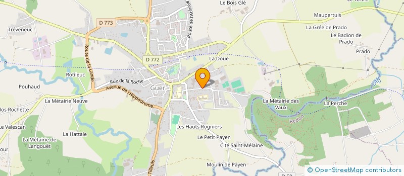 localisation de l'entreprise SCI DU MANOIR  GUER