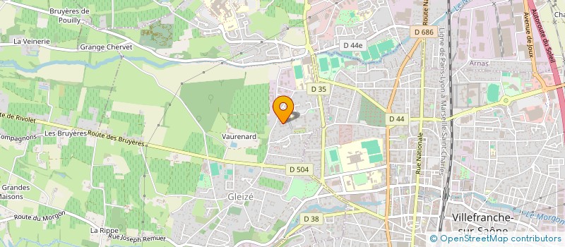 localisation de l'entreprise SCI DU MANOIR  GLEIZE