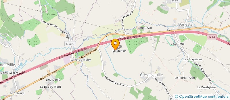 localisation de l'entreprise SCI DU MANOIR  CRESSEVEUILLE