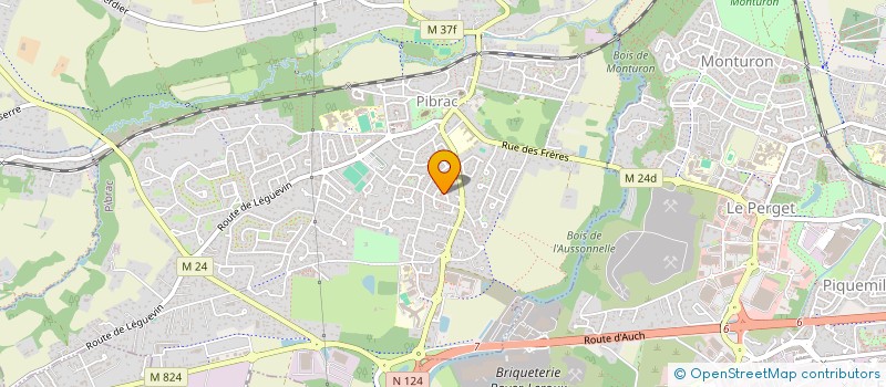 localisation de l'entreprise SCI DU MANOIR  PIBRAC