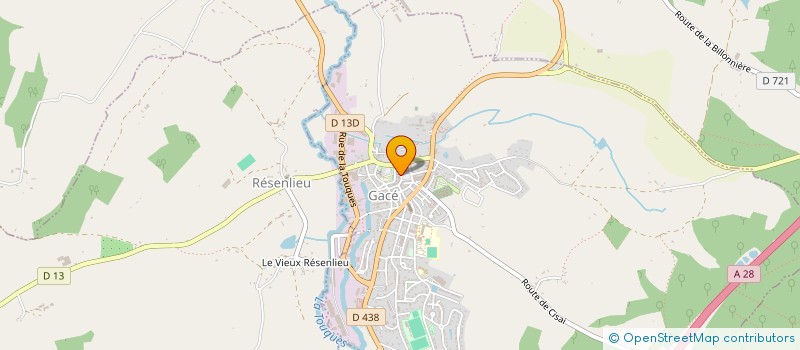 localisation de l'entreprise SCI DU MANOIR à GACE