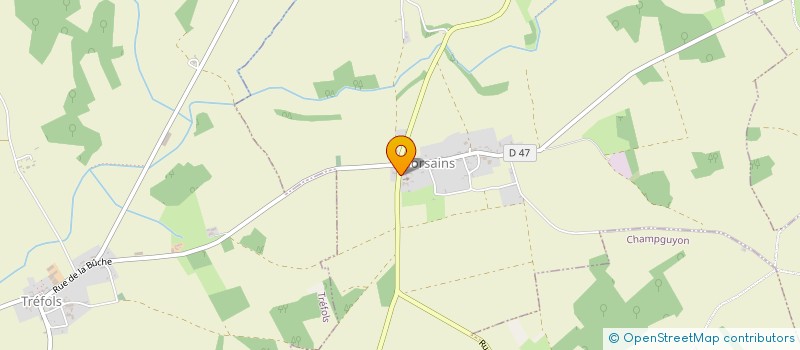 localisation de l'entreprise SCI DU MANOIR  MORSAINS