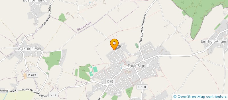 localisation de l'entreprise SCI DU MANOIR  LE THUIT DE L'OISON