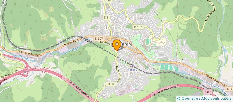 localisation de l'entreprise SCI DU MANOIR  TARARE