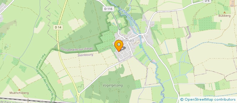 localisation de l'entreprise SCI DU MANOIR  HATTMATT