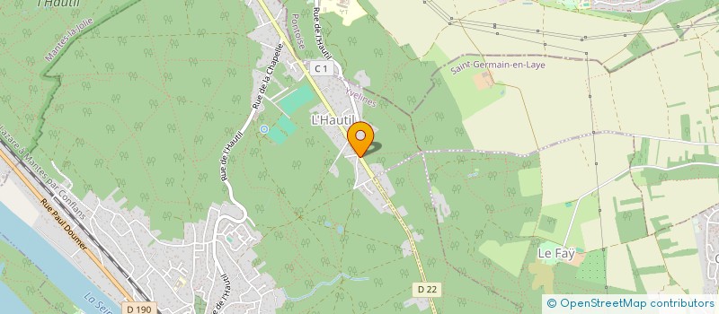 localisation de l'entreprise SCI DU MANOIR  TRIEL-SUR-SEINE