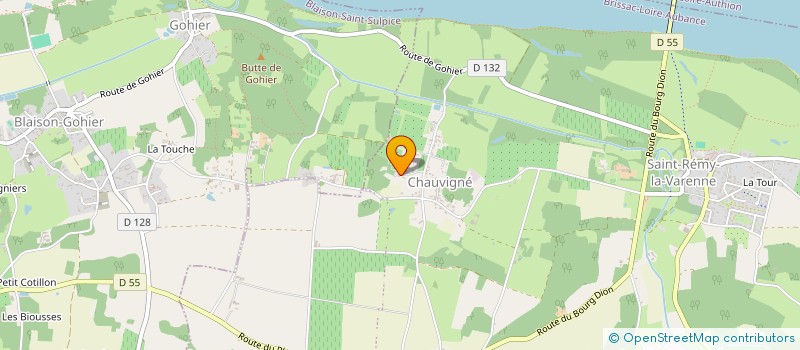 localisation de l'entreprise SCI DU MANOIR DE BOISSAY  BRISSAC LOIRE AUBANCE