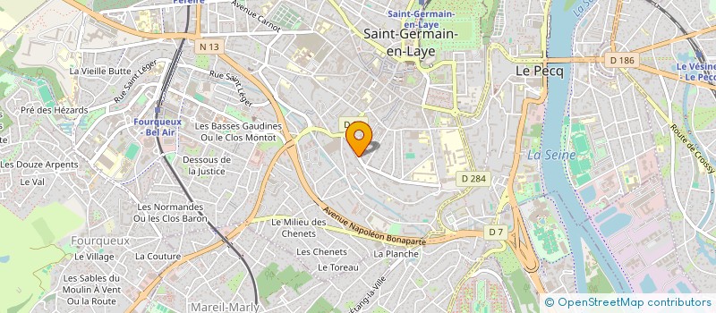 localisation de l'entreprise SCI DU MANOIR DE BRAY  SAINT-GERMAIN-EN-LAYE