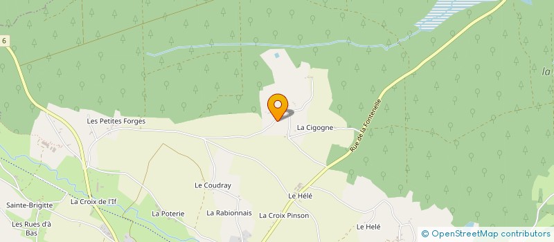 localisation de l'entreprise SCI DU MANOIR DE COEURLU  MERDRIGNAC