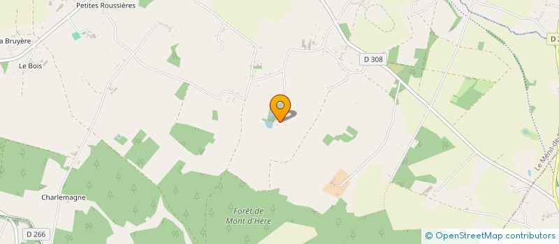 localisation de l'entreprise SCI DU MANOIR DE LA PERCIERE à LE MENIL-DE-BRIOUZE