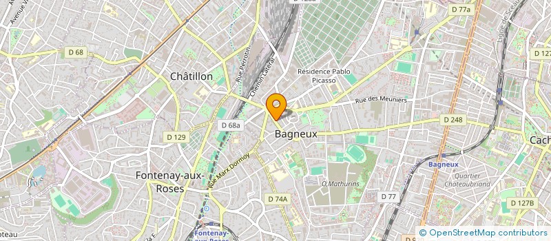 localisation de l'entreprise SCI DU MANOIR DE MAGNEVILLE à BAGNEUX