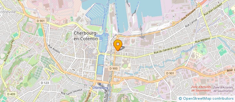 localisation de l'entreprise SCI DU MANOIR DE VASTEVILLE à CHERBOURG-EN-COTENTIN