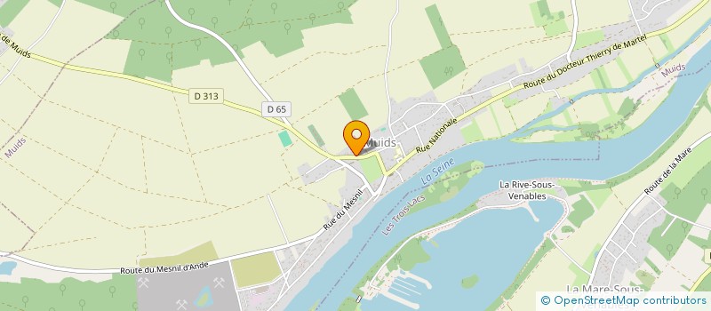 localisation de l'entreprise SCI DU MANOIR DES RENTIERS à MUIDS