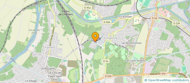 localisation de l'entreprise SCI DU MANOIR PATRAS  CHESSY