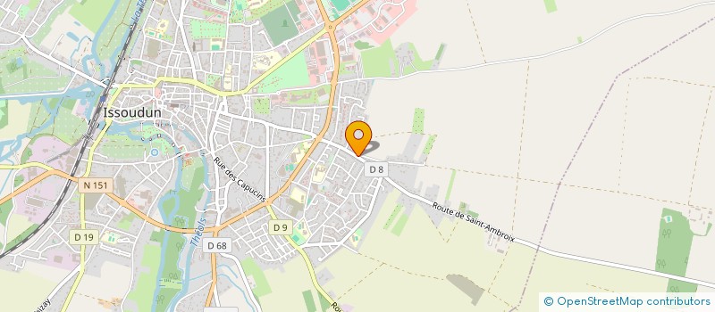 localisation de l'entreprise SCI DU MAQUIS à ISSOUDUN