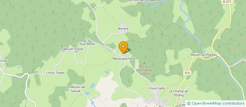 localisation de l'entreprise SCI DU MAQUIS  DUN-LES-PLACES