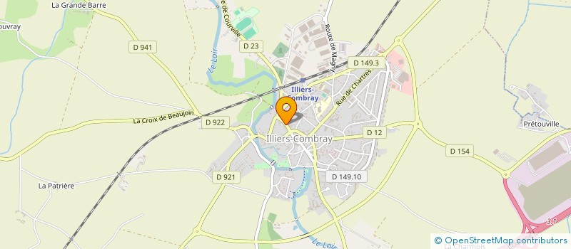 localisation de l'entreprise SCI DU MARAINS à ILLIERS-COMBRAY