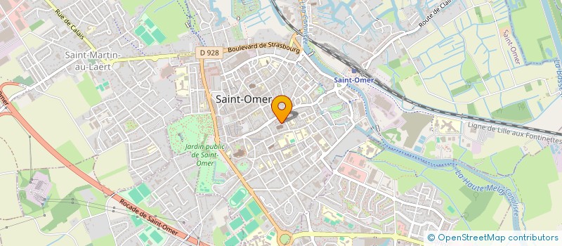 localisation de l'entreprise SCI DU MARAIS  SAINT-OMER