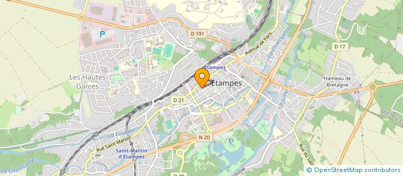 localisation de l'entreprise SCI DU MARAIS à ETAMPES