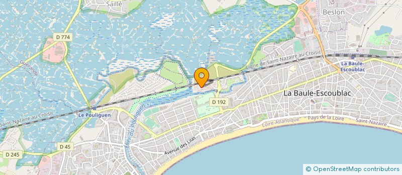 localisation de l'entreprise SCI DU MARAIS à PORNICHET