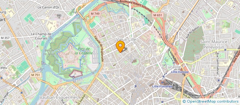localisation de l'entreprise SCI DU MARAIS  LILLE