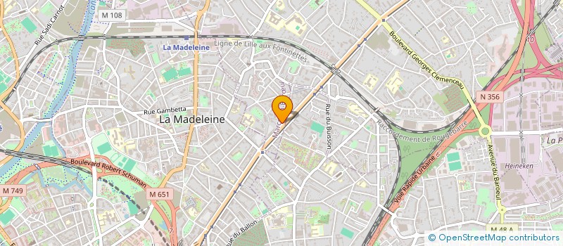 localisation de l'entreprise SCI DU MARAIS à MARCQ-EN-BARŒUL