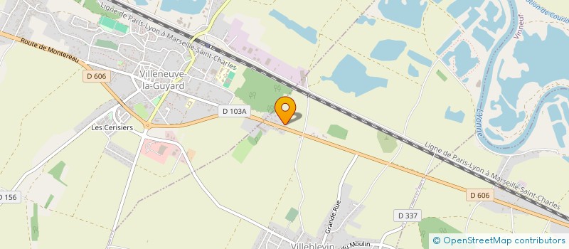 localisation de l'entreprise SCI DU MARAIS  VILLEBLEVIN