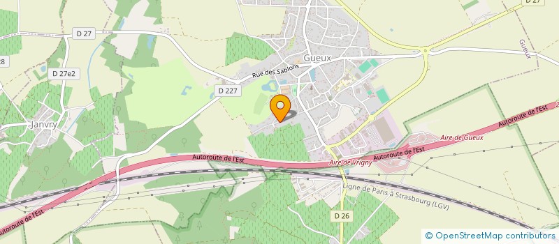 localisation de l'entreprise SCI DU MARAIS  GUEUX