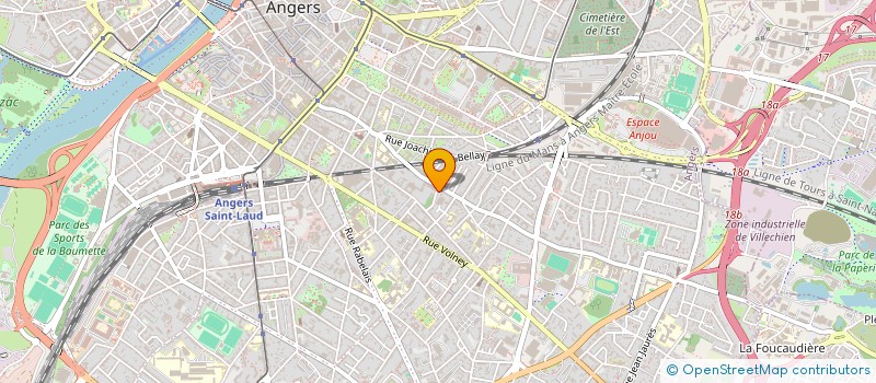 localisation de l'entreprise SCI DU MARAIS à ANGERS