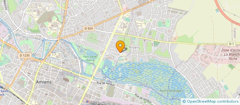 localisation de l'entreprise SCI DU MARAIS à AMIENS