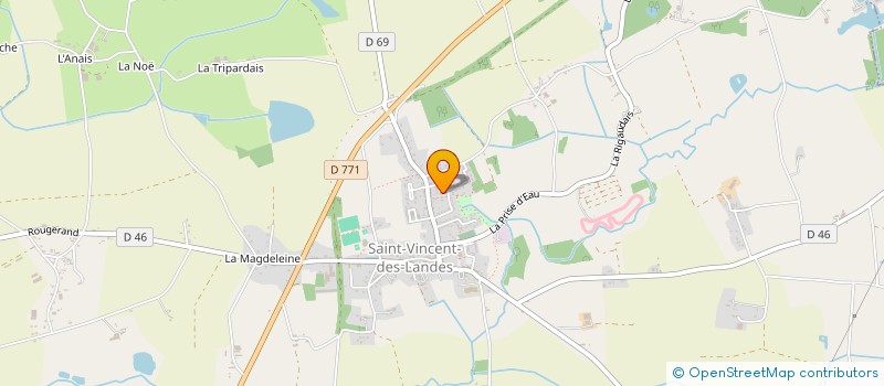 localisation de l'entreprise SCI DU MARAIS  SAINT-VINCENT-DES-LANDES